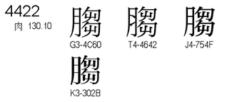 U+4422